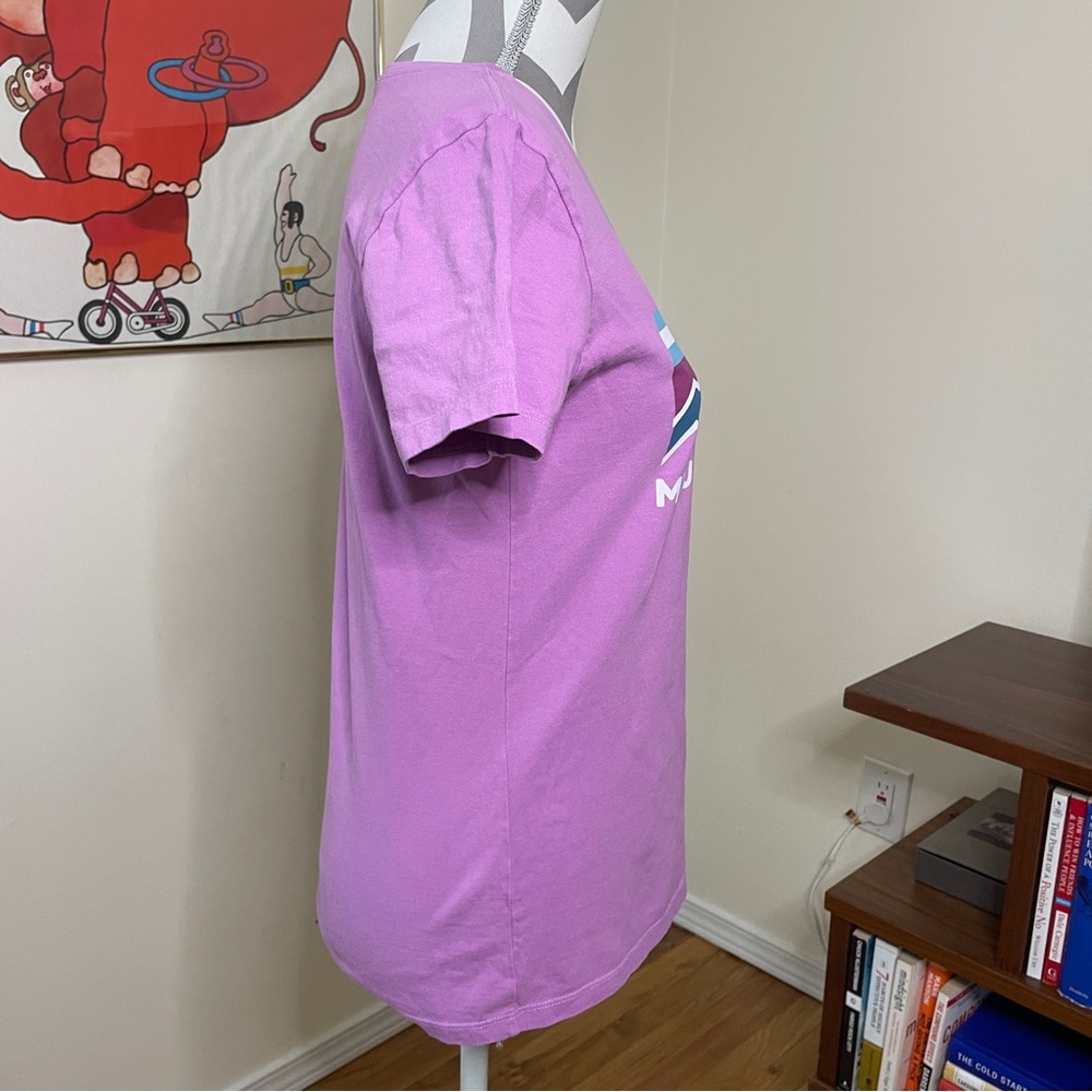 Life is Good Small Pink Mountain Mama V-neck Graphic Tee 100% Cotton Crusher Tee - Picture 12 of 14